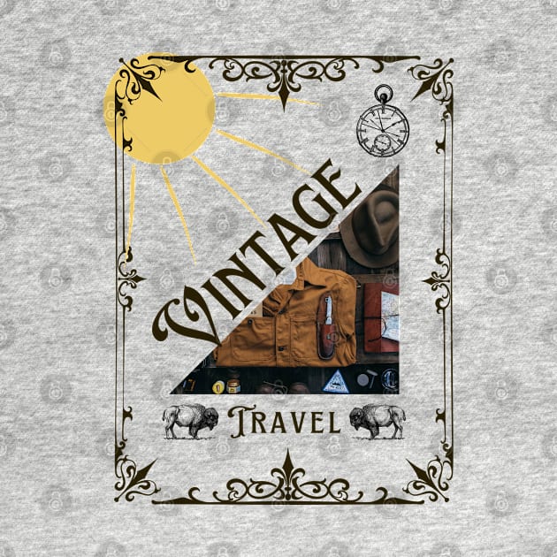 Vintage travel design by AllForMe